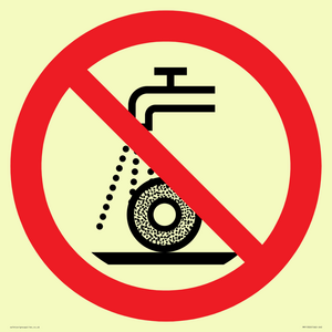Prohibition: Do not use for wet grinding
